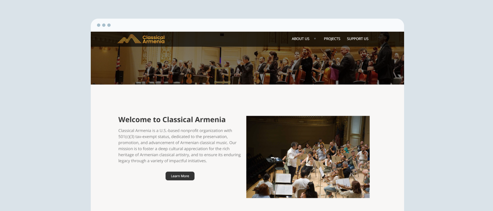 Classical Armenia website